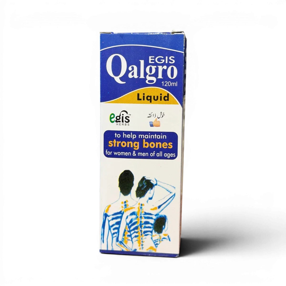 Egis Qalgro Liquid 120ml for strong bones, bone strength supplement for adults, OTC medicine