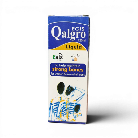 Egis Qalgro Liquid 120ml for strong bones, bone strength supplement for adults, OTC medicine